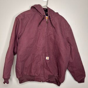 Carhartt Active Jacket - Dark Plum (Aged Canvas)